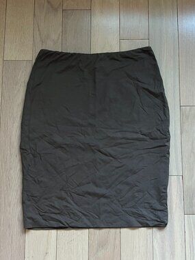 Wilfred Free Aritzia Green/Grey Bodycon Skirt- Size Small
